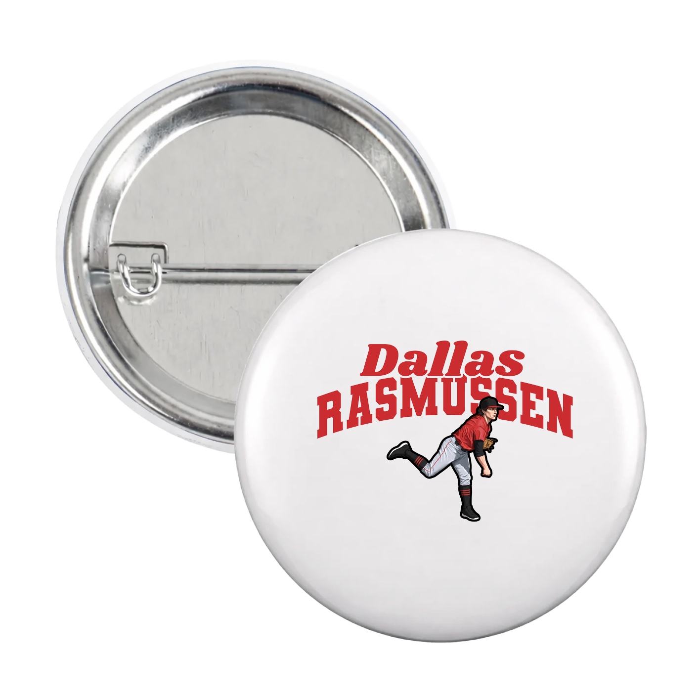 Game Day Button — Signature Arch in White