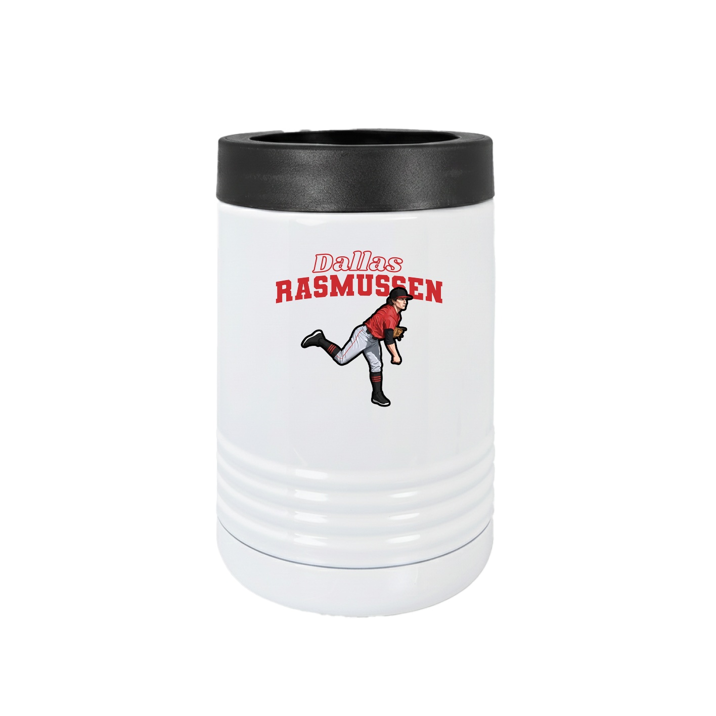 Beverage Holder — Name Arch in White