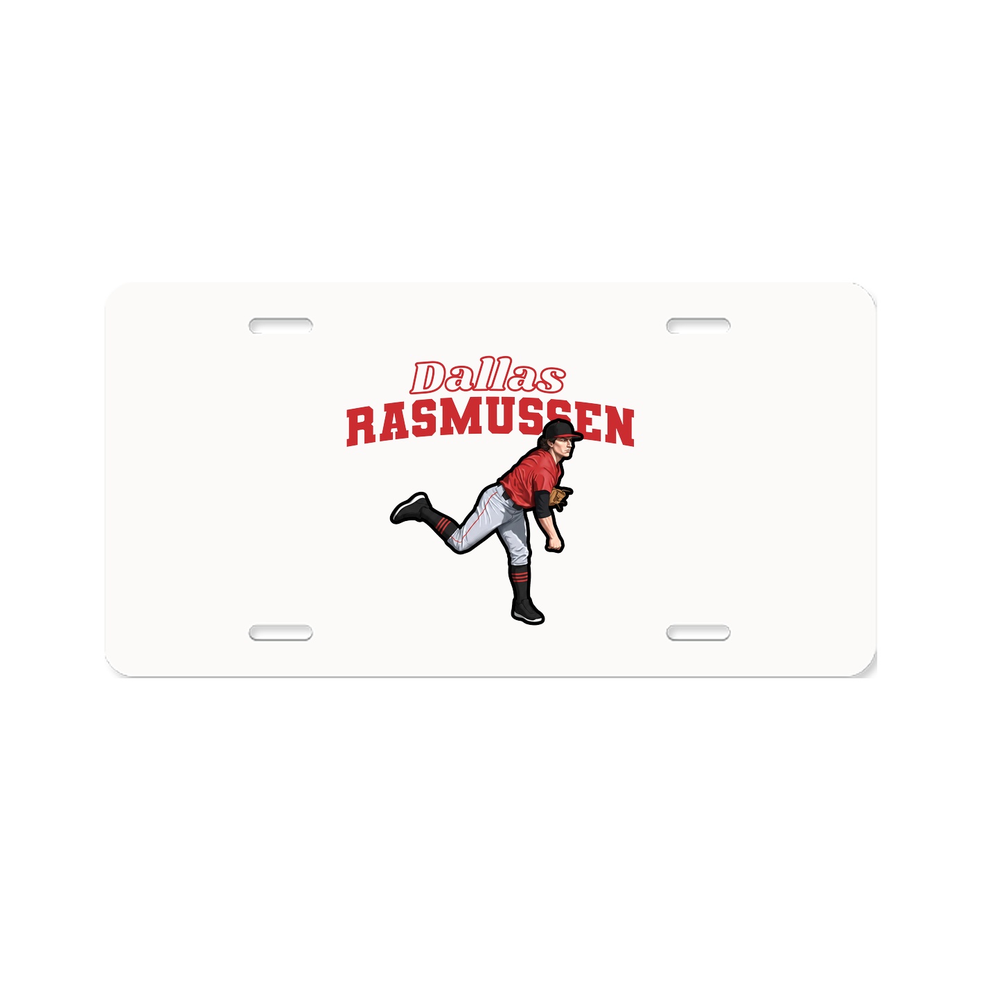 License Plate — Name Arch in Classic