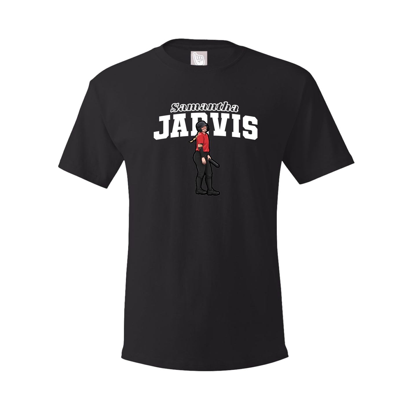 Youth Tee — Name Arch in Black