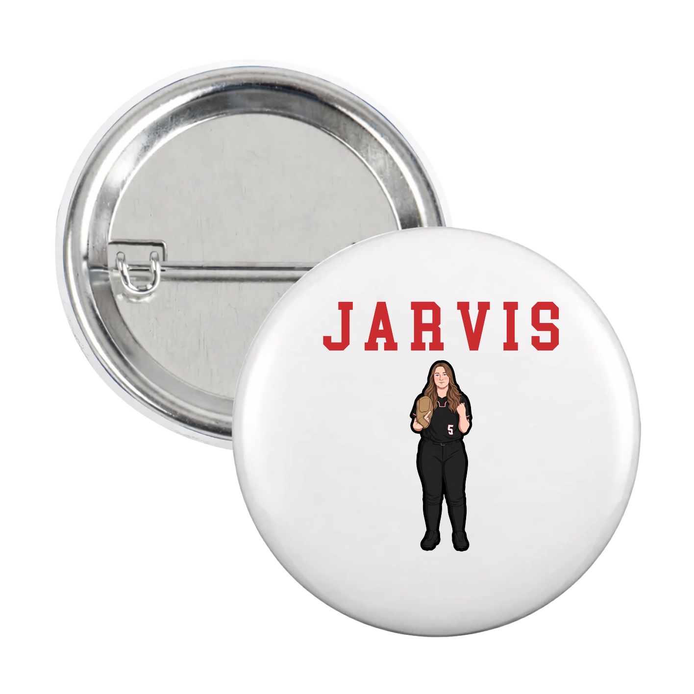 Game Day Button — Shirsey in White