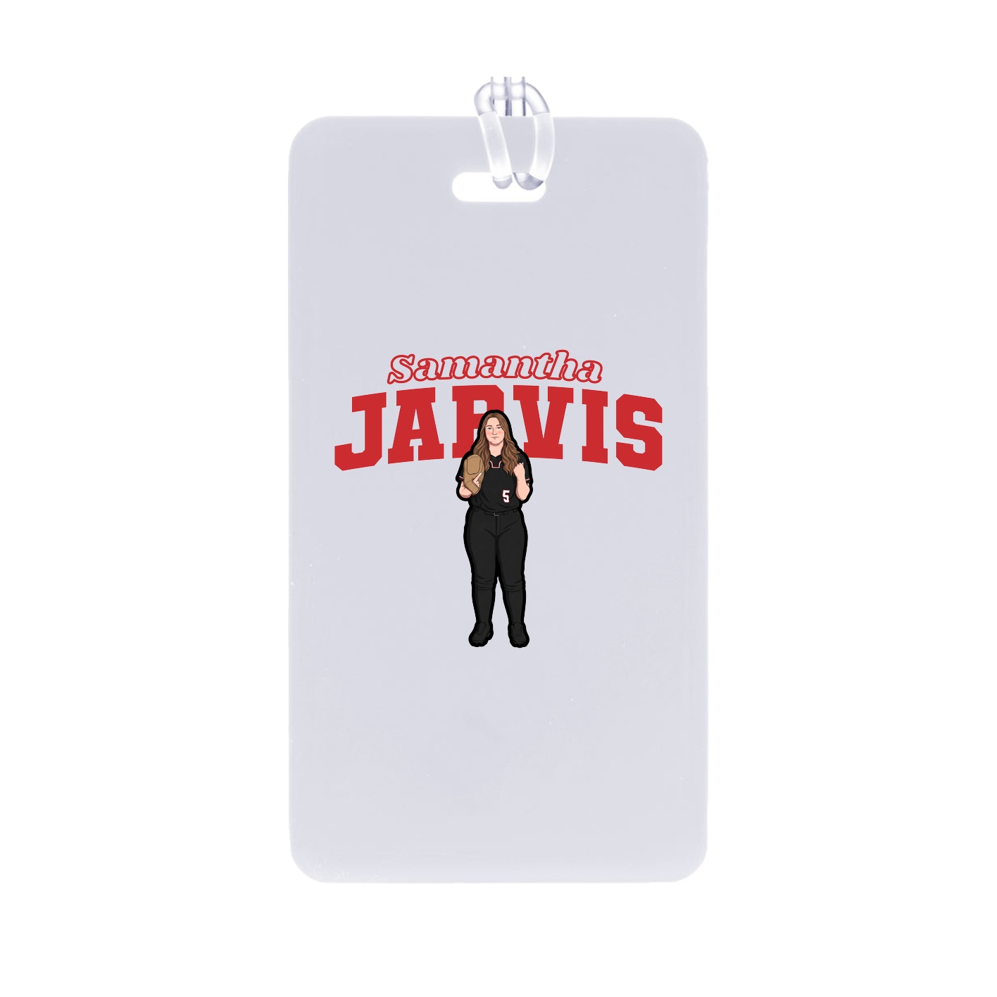 Bag Tag — Name Arch in Classic
