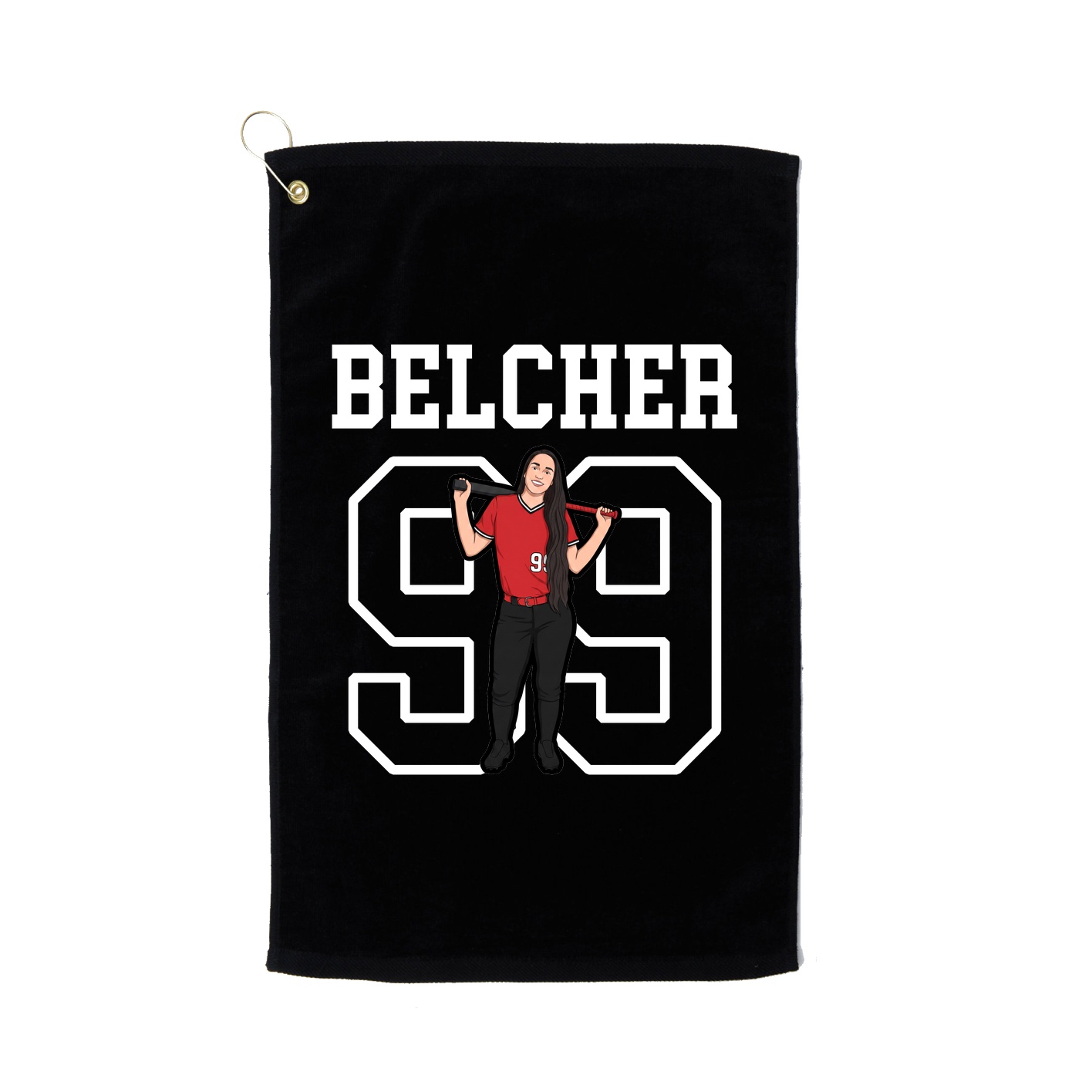 Golf Towel — Shirsey in Black