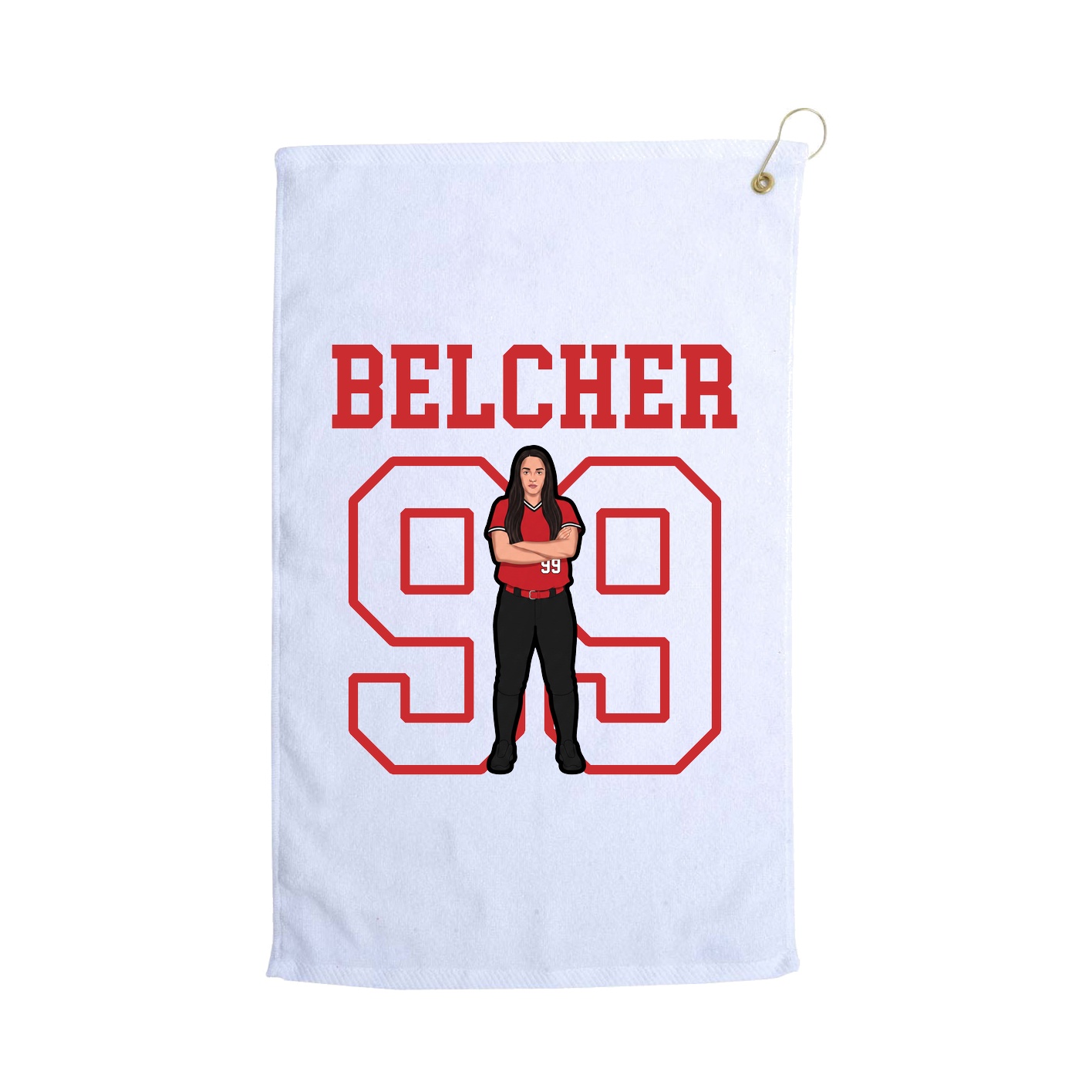 Golf Towel — Shirsey in White