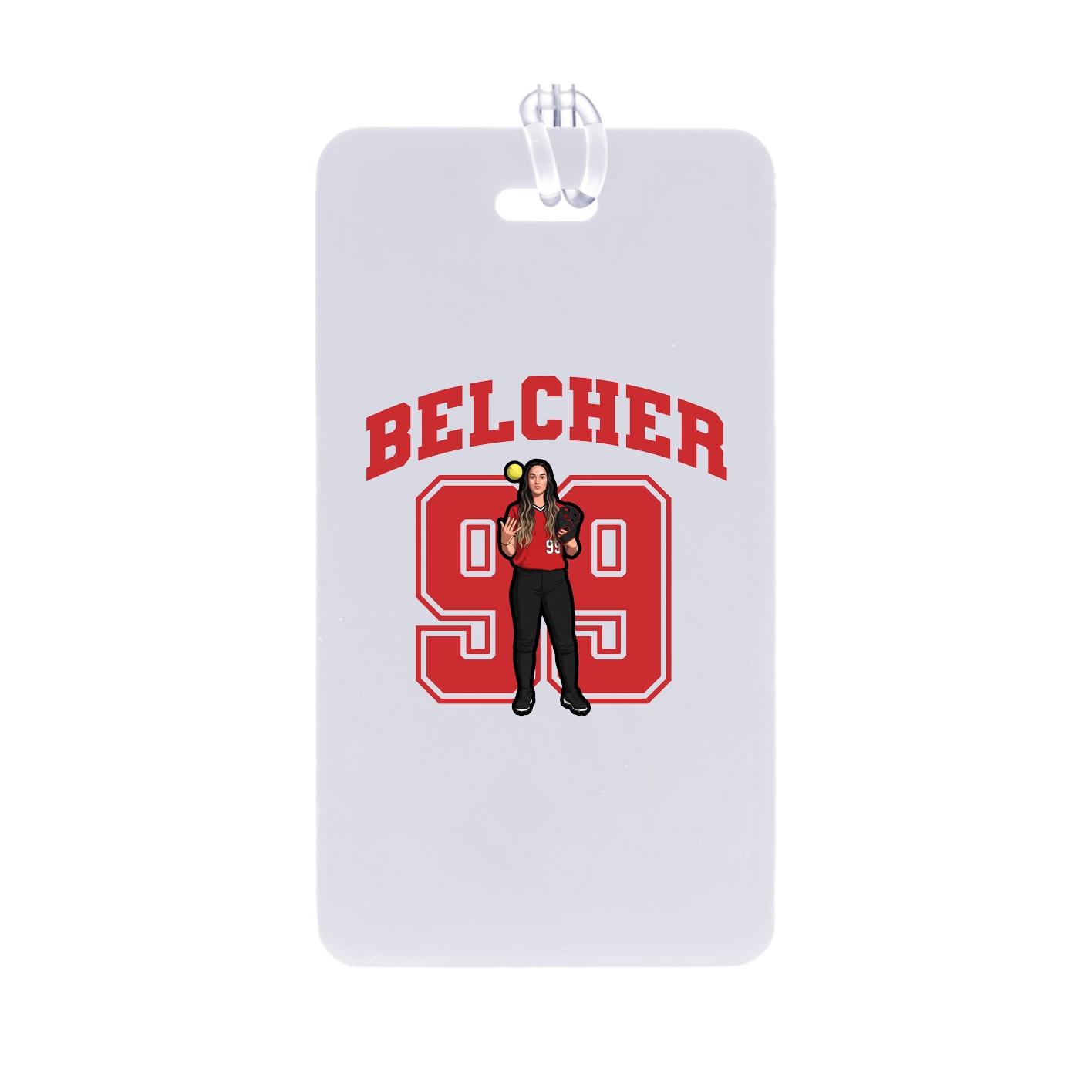 Bag Tag — Number in Classic