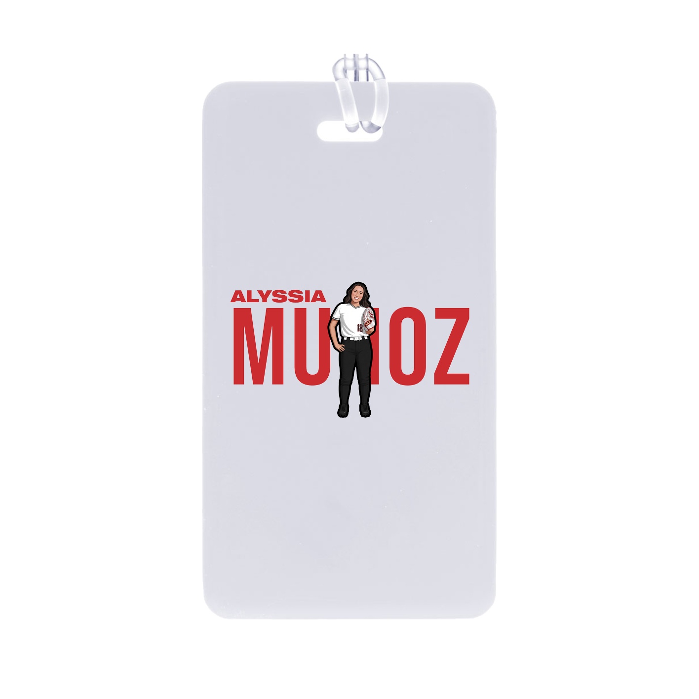 Bag Tag — Player Name in Classic