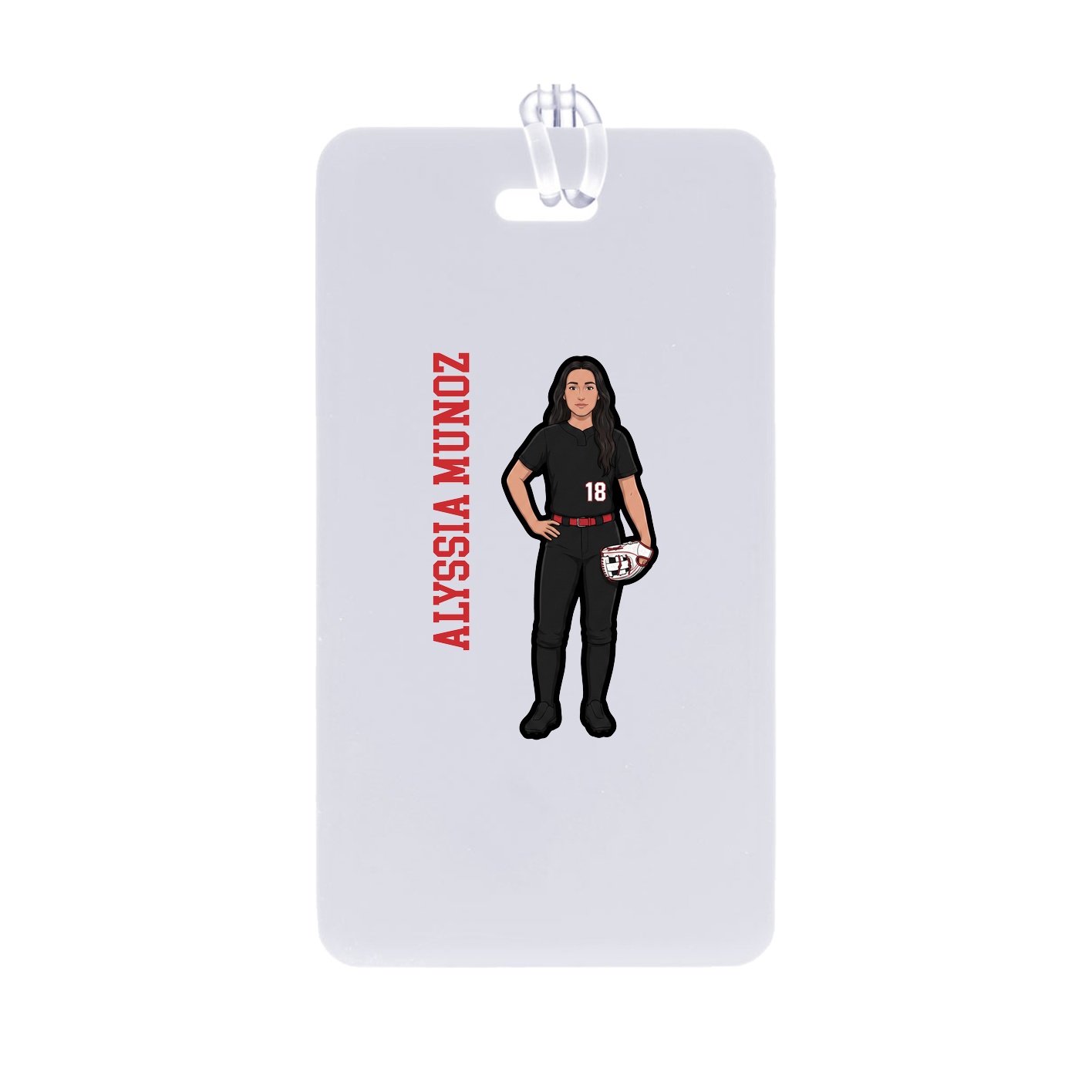 Bag Tag — Name Vertical in Classic