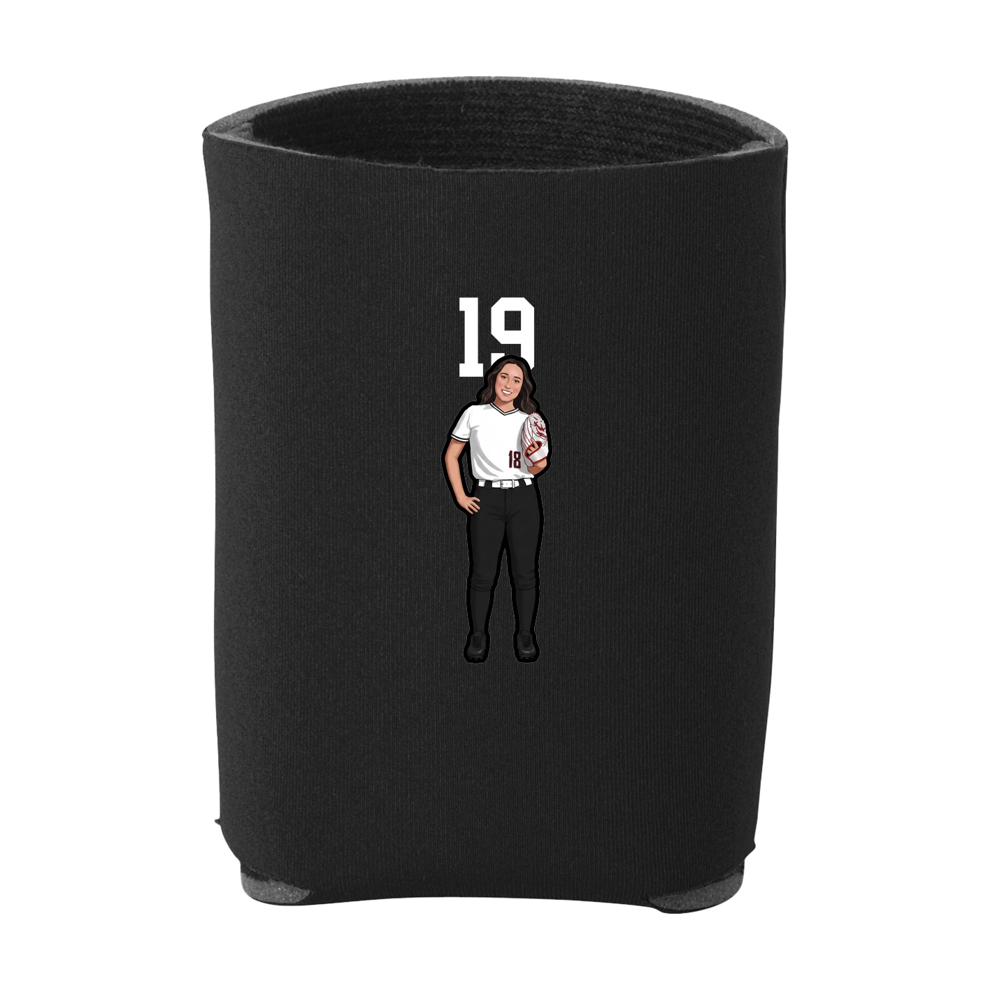 Can Holder — Number Top in Black