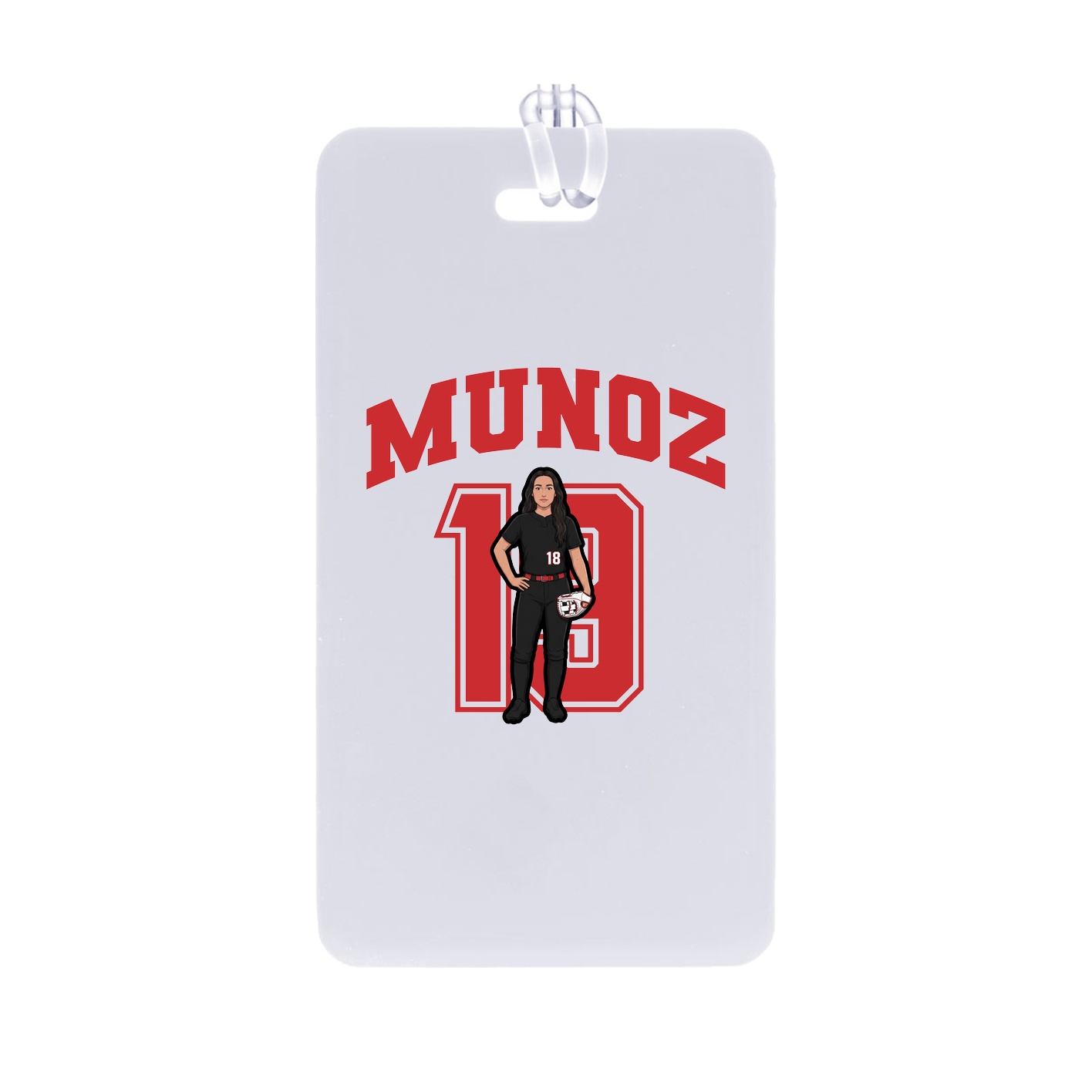 Bag Tag — Number in Classic