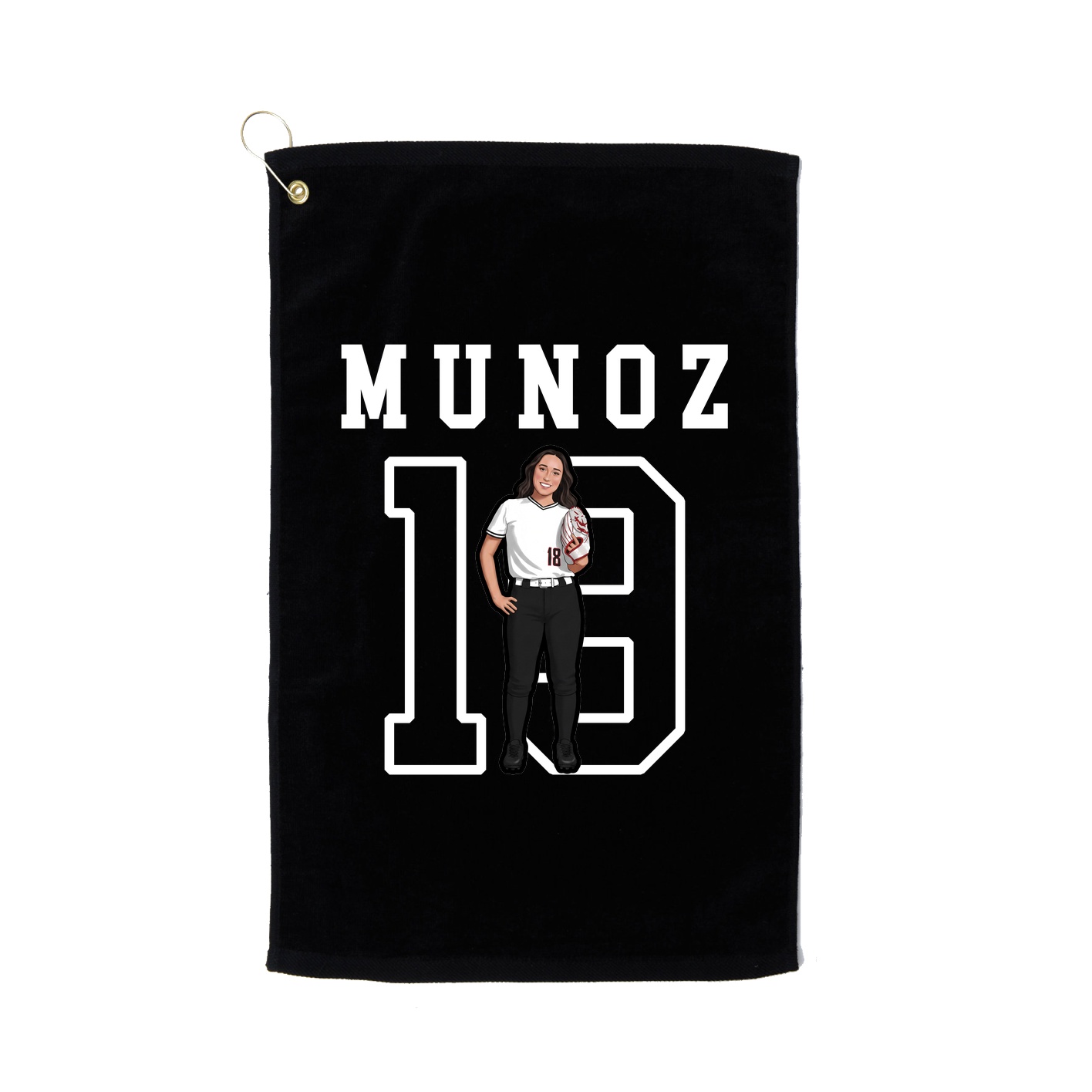 Golf Towel — Shirsey in Black