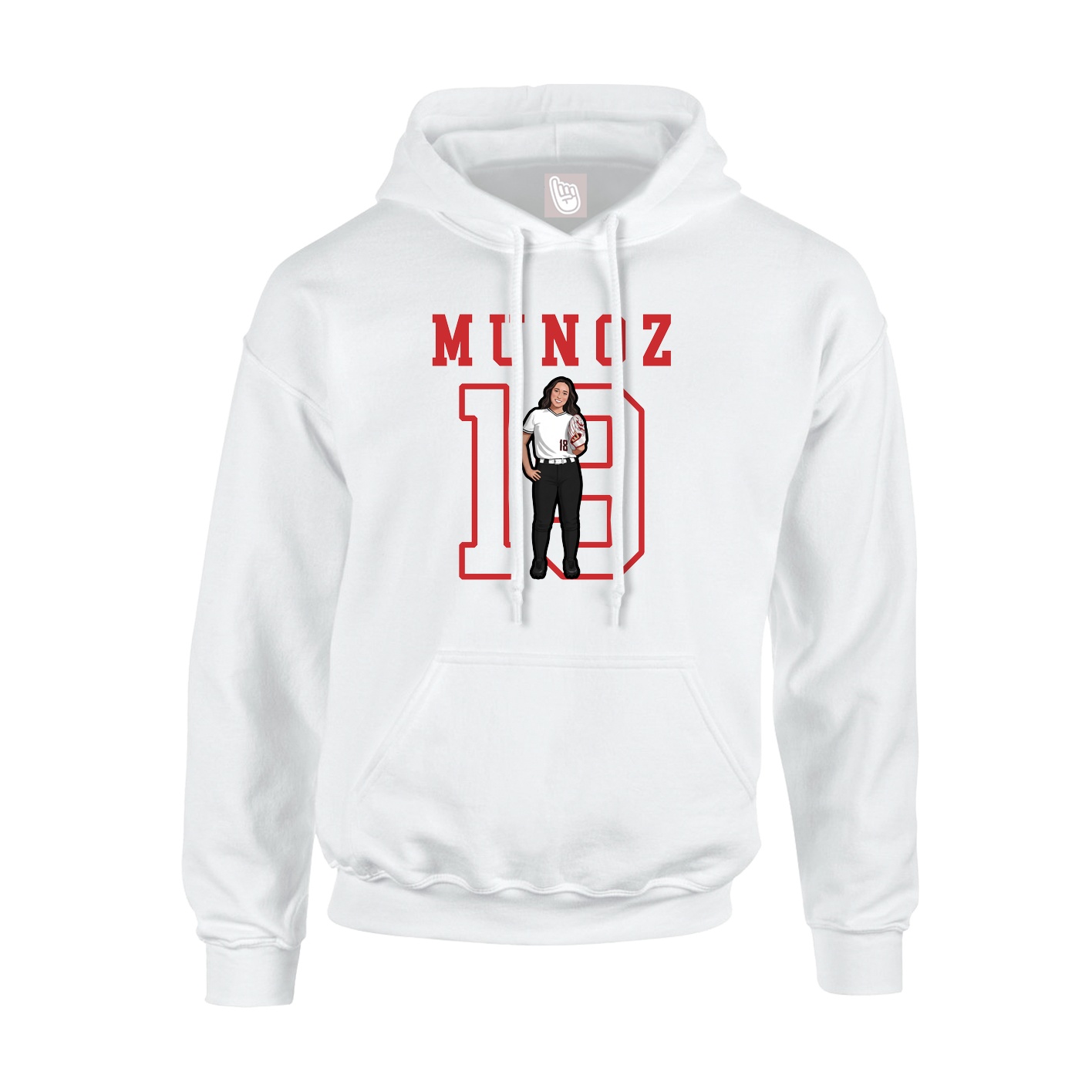 Youth Hoodie — Shirsey in White