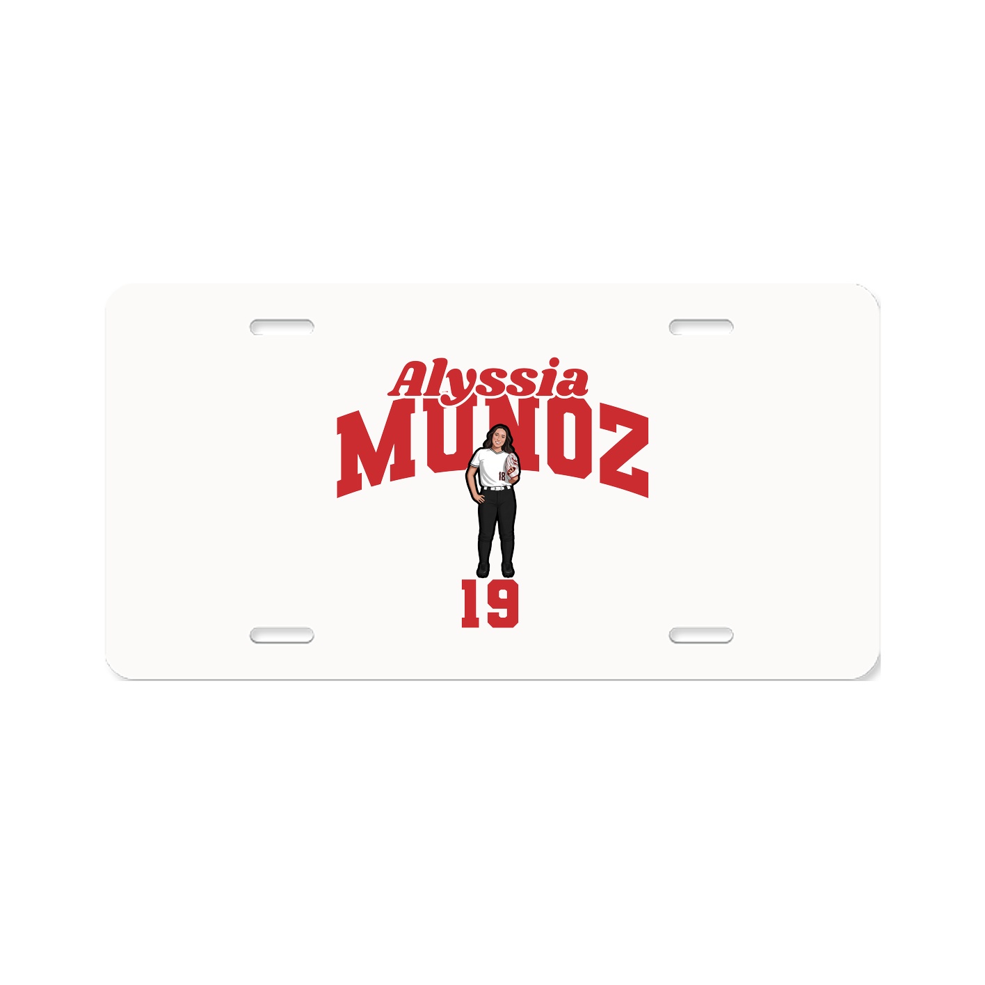 License Plate — Signature Arch in Classic