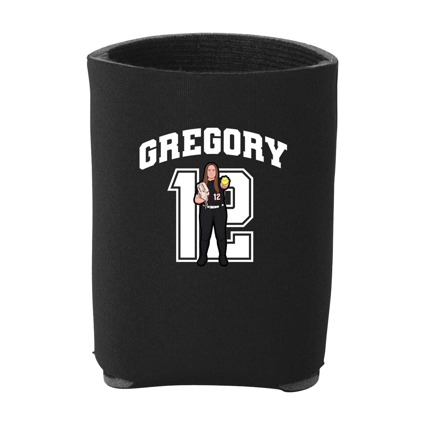 Can Holder — Number in Black