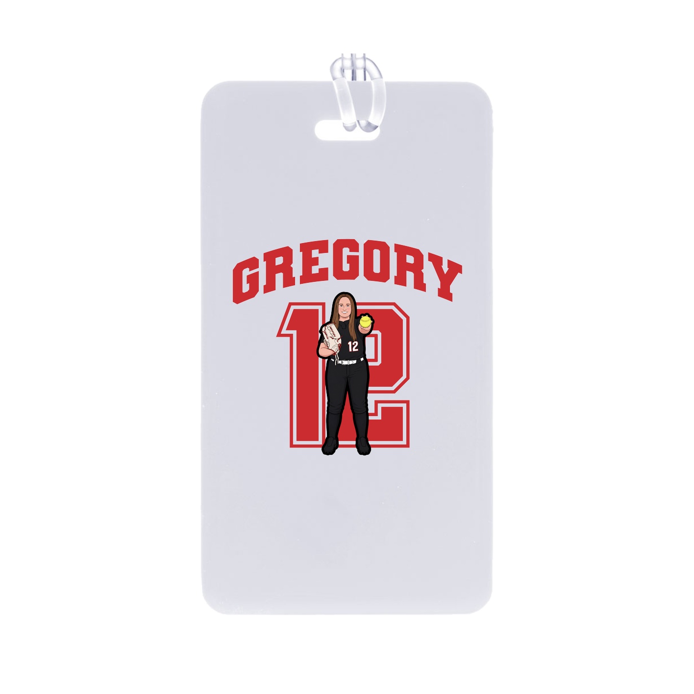 Bag Tag — Number in Classic
