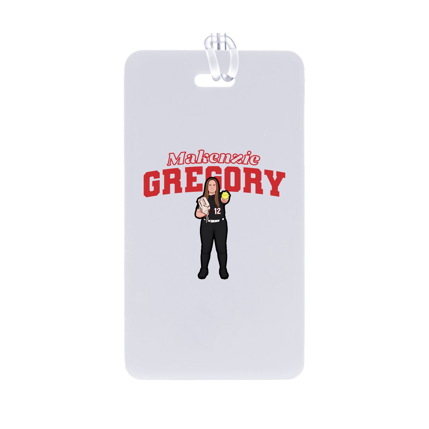 Bag Tag — Name Arch in Classic