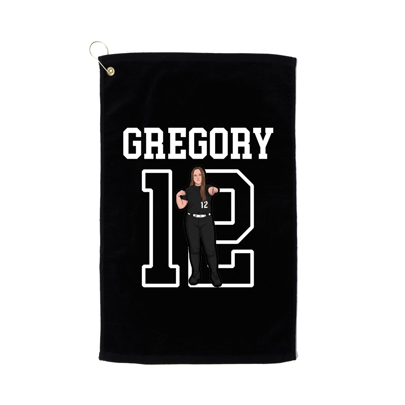 Golf Towel — Shirsey in Black
