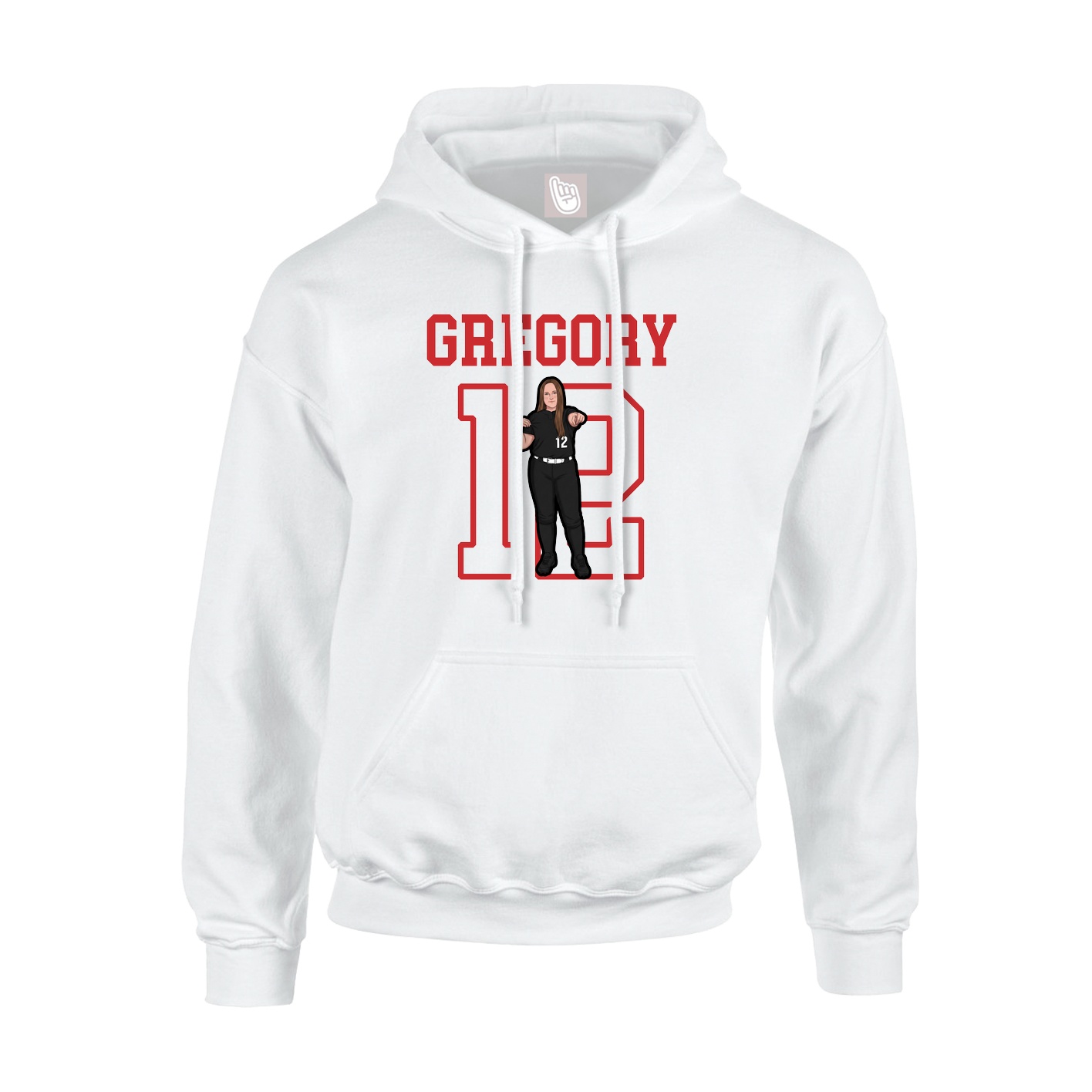 Youth Hoodie — Shirsey in White