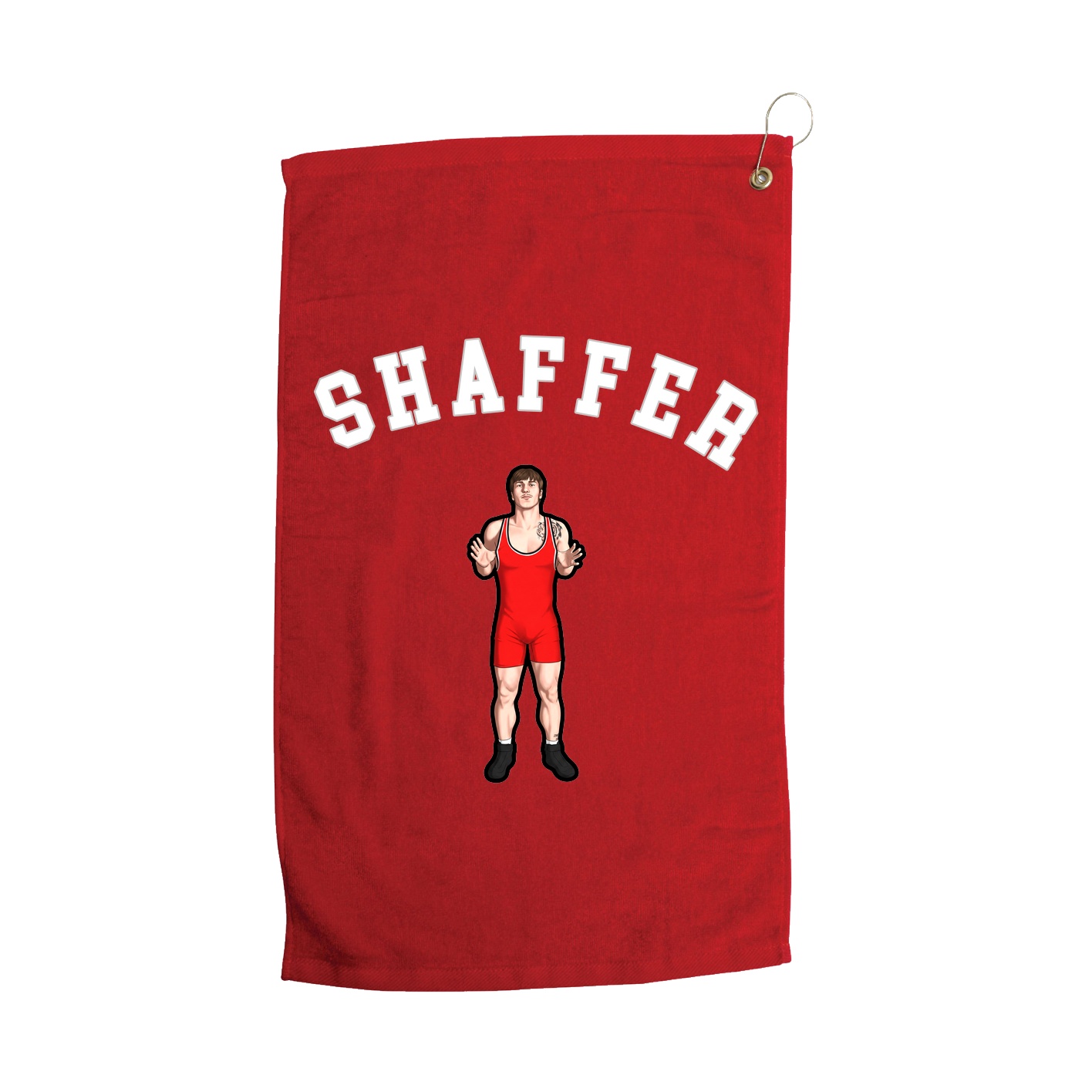 Golf Towel — Shirsey Arch in Red