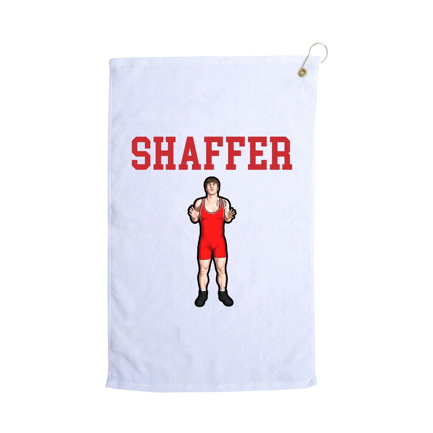 Golf Towel — Shirsey in White