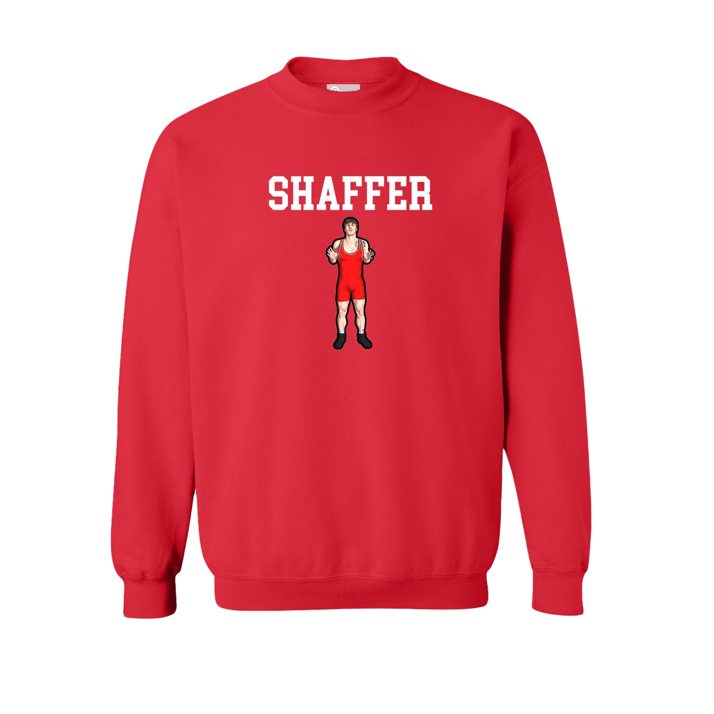 Fleece Crew — Shirsey in Red