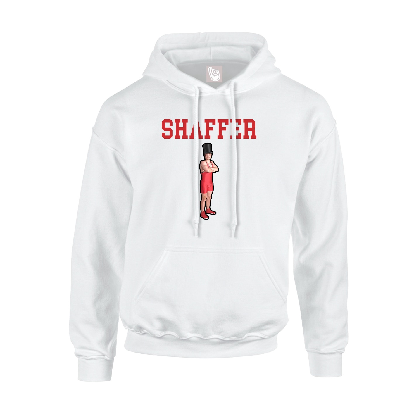 Hoodie — Shirsey in White