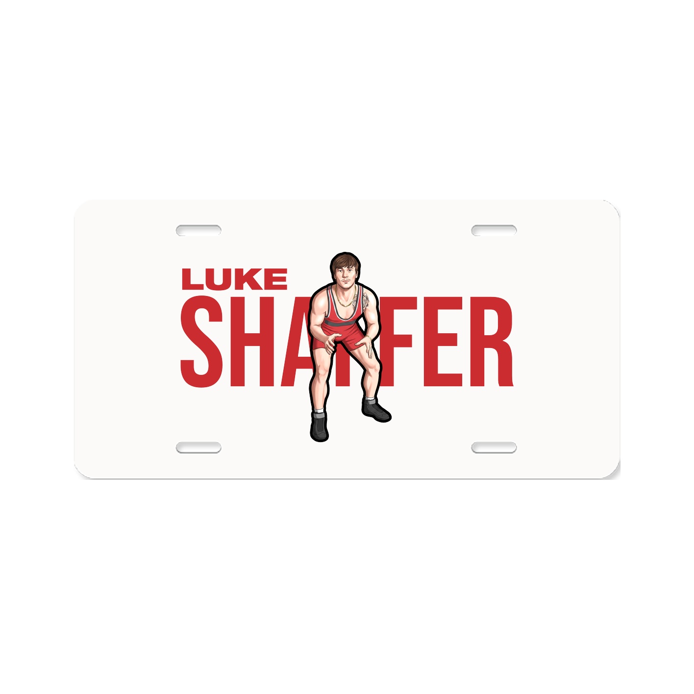 License Plate — Player Name in Classic
