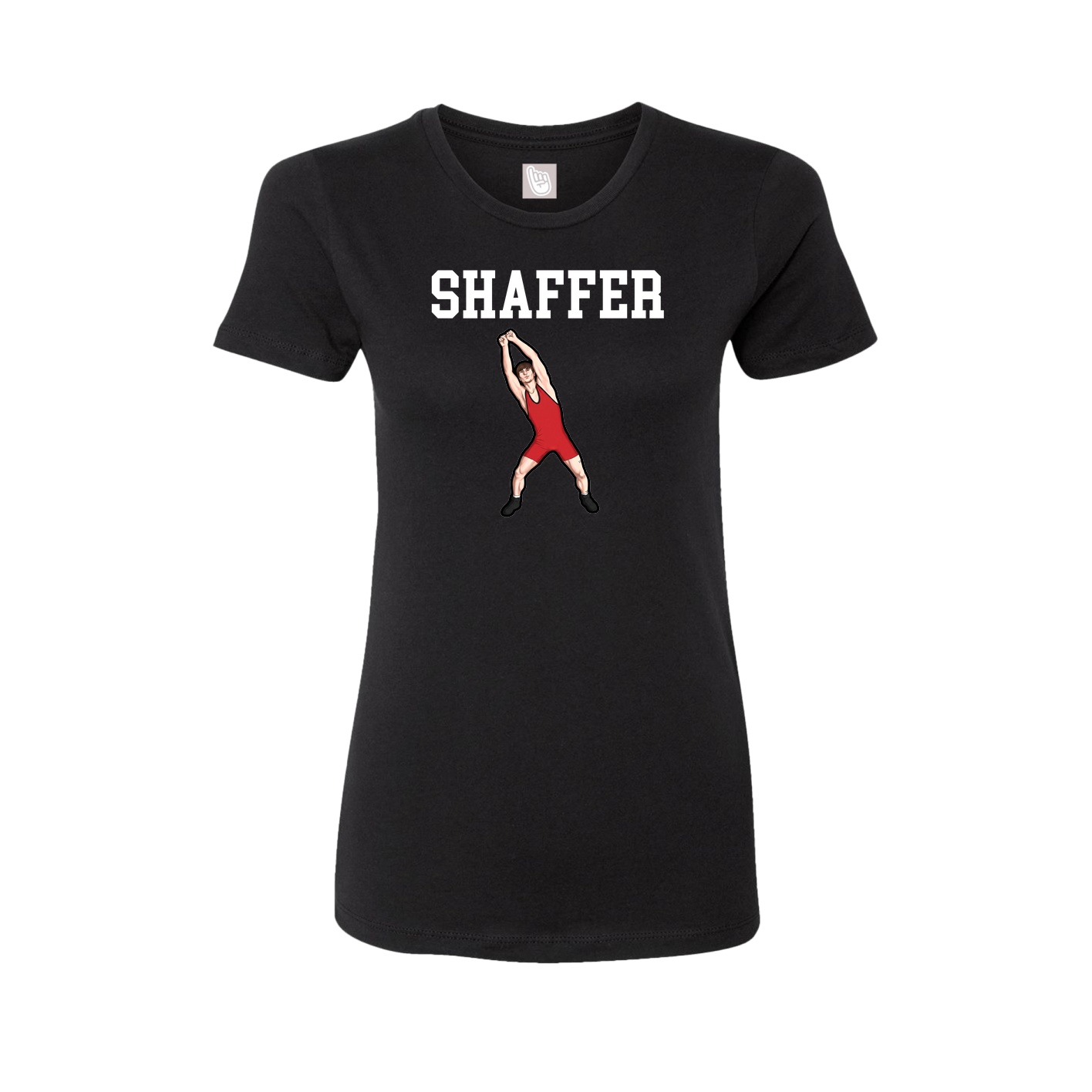 Fitted Women's Tee — Shirsey in Black