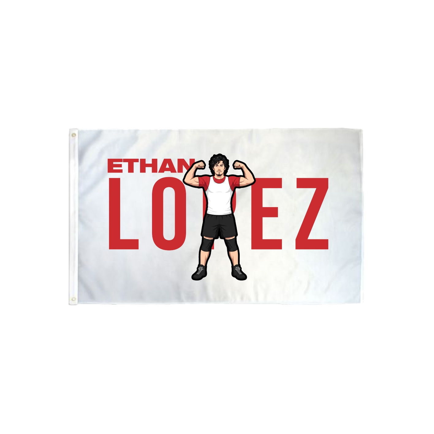 3x5 Flag — Player Name in Classic