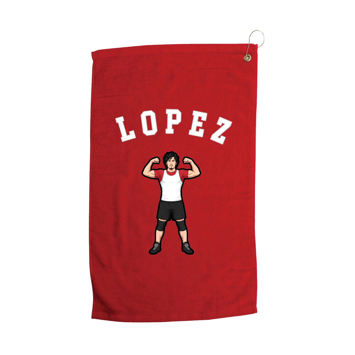Golf Towel — Shirsey Arch in Red