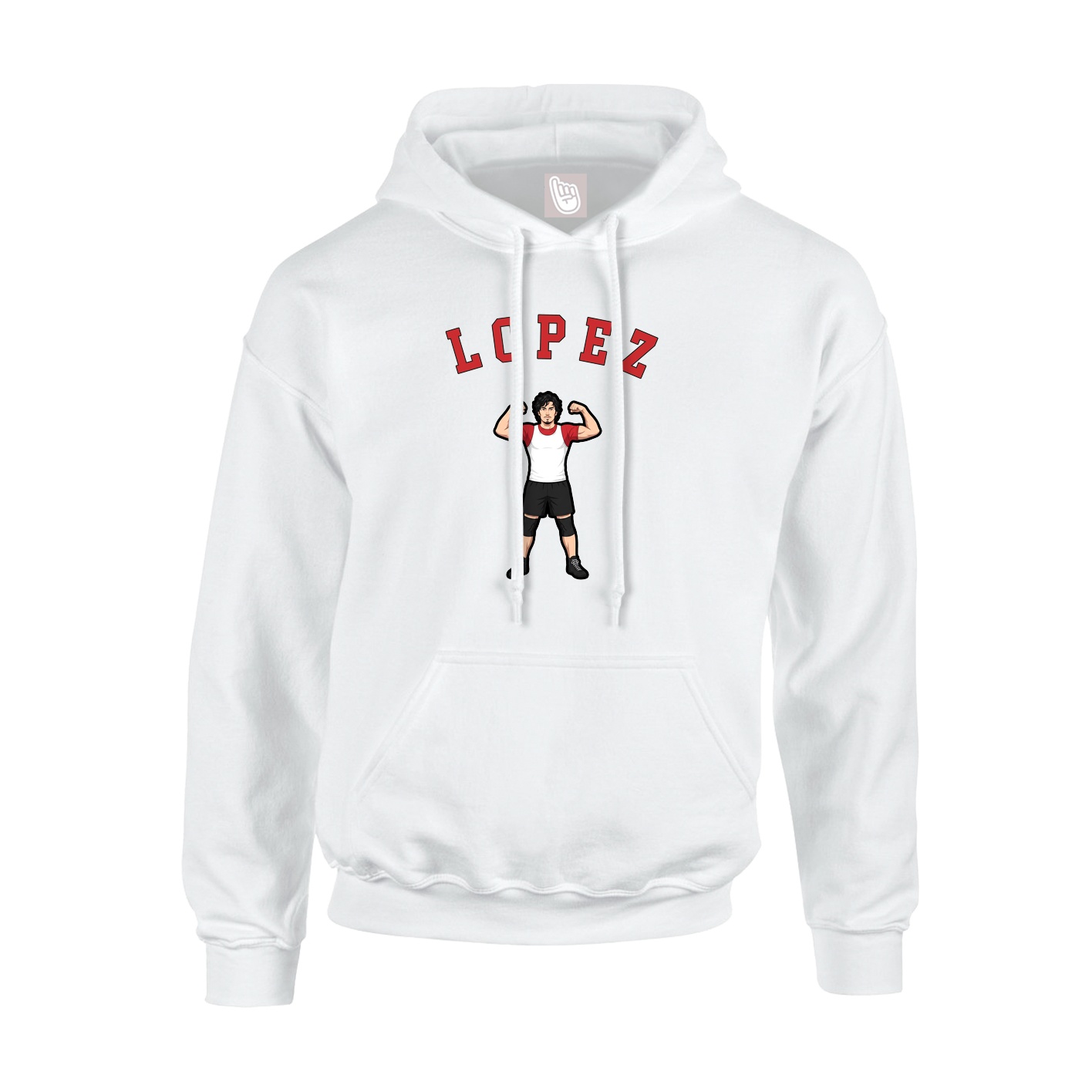 Hoodie — Shirsey Arch in White