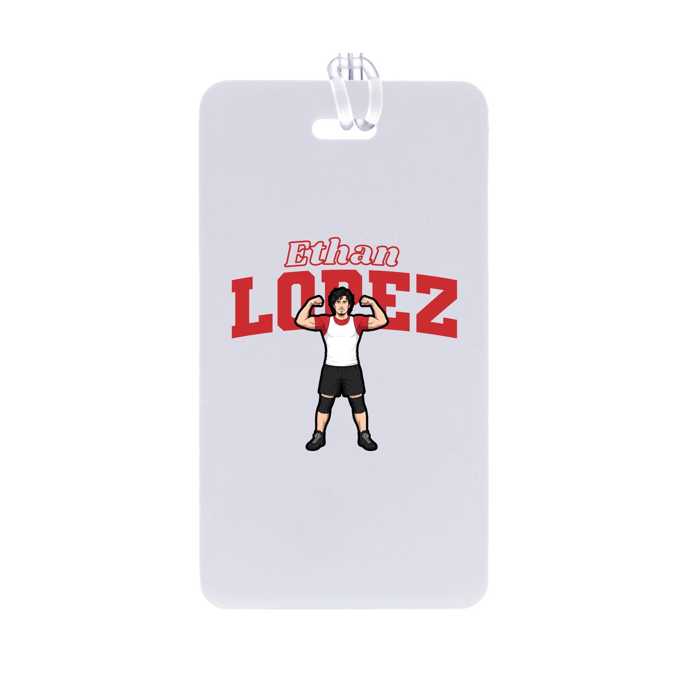 Bag Tag — Name Arch in Classic