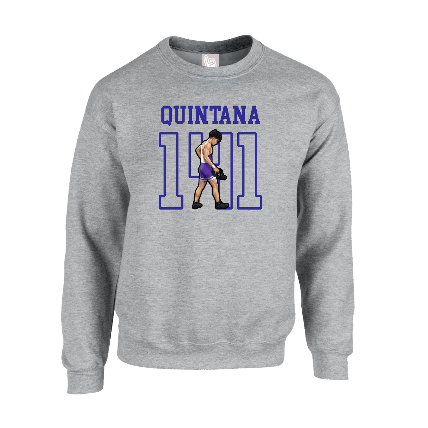 Fleece Crew — Shirsey in Grey