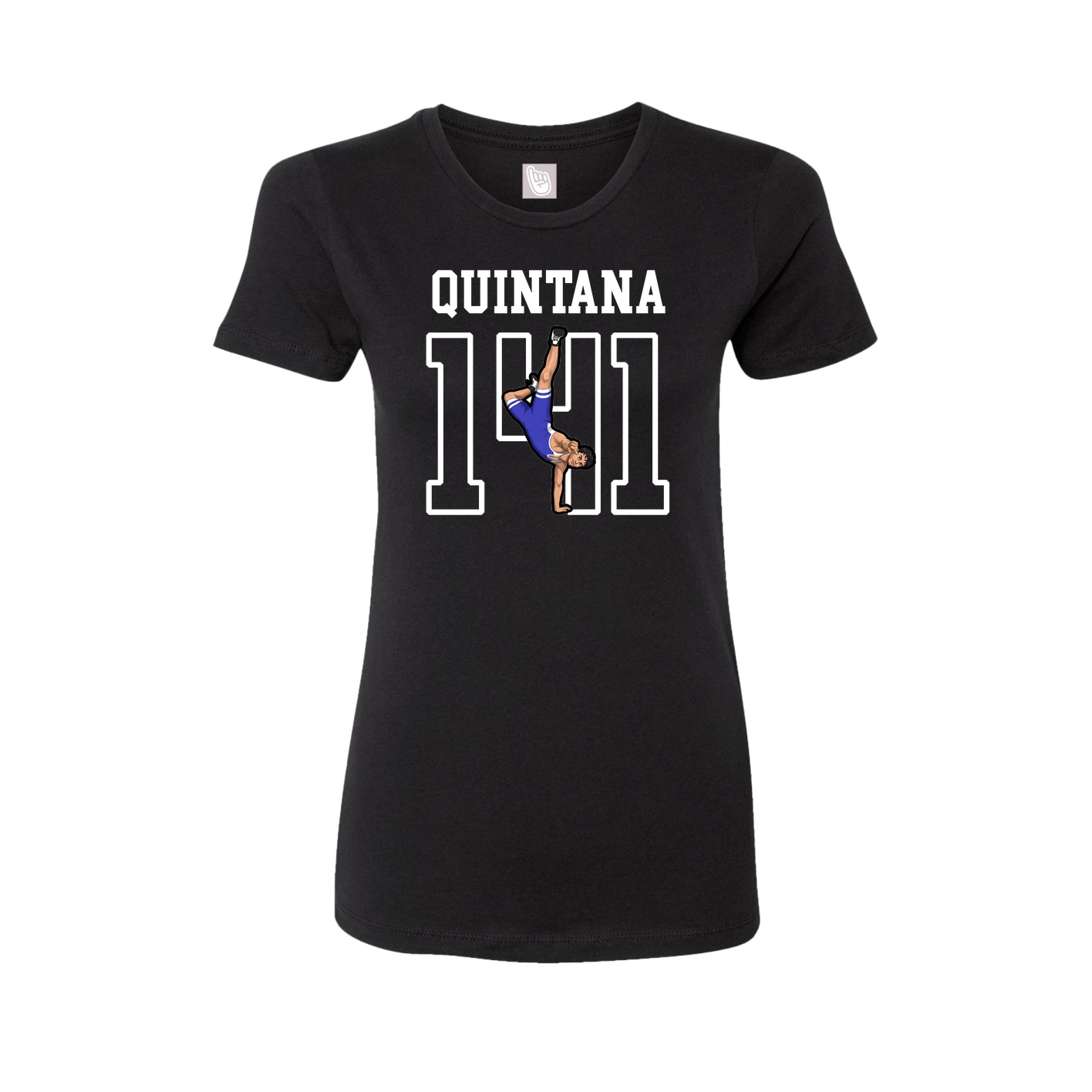 Fitted Women's Tee — Shirsey in Black