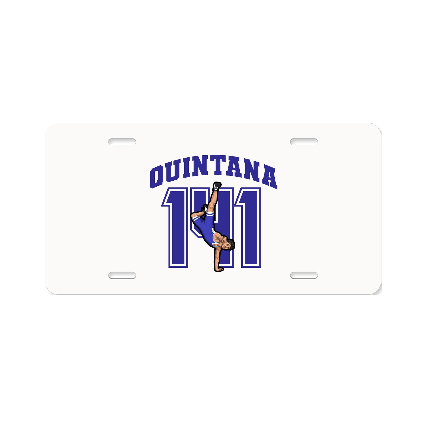 License Plate — Number in Classic