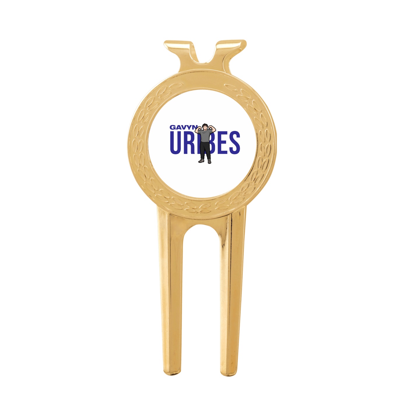 Divot Tool with Ball Marker — Player Name in Classic