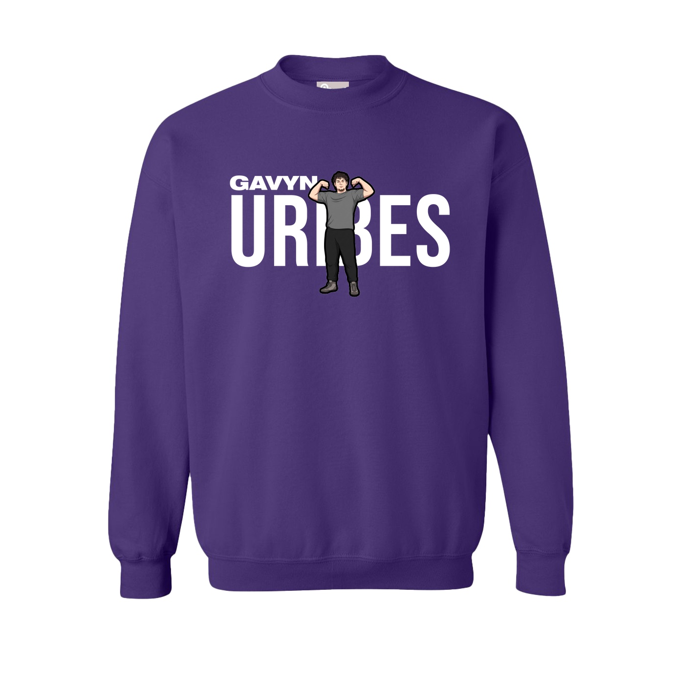 Fleece Crew — Player Name in Purple