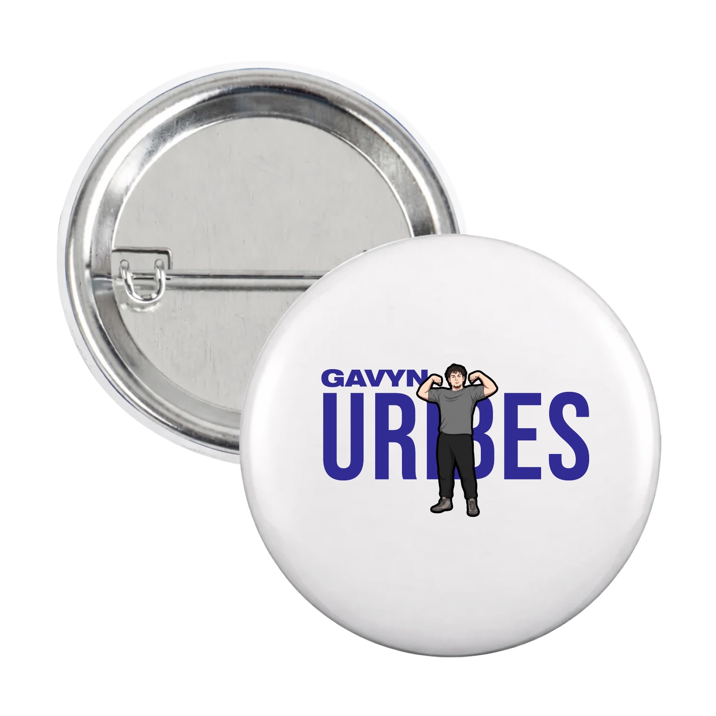 Game Day Button — Player Name in White