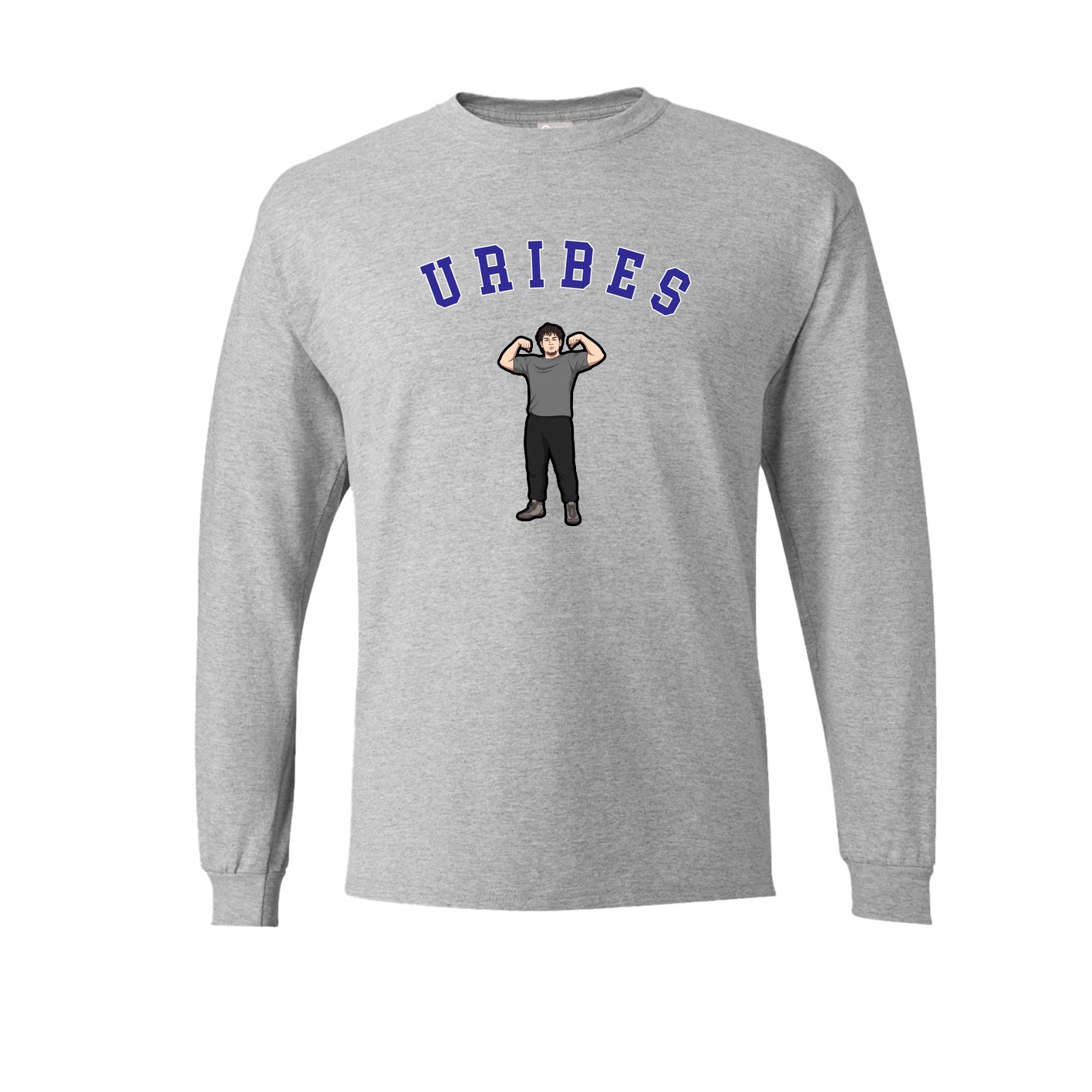 Long Sleeve Tee — Shirsey Arch in Grey