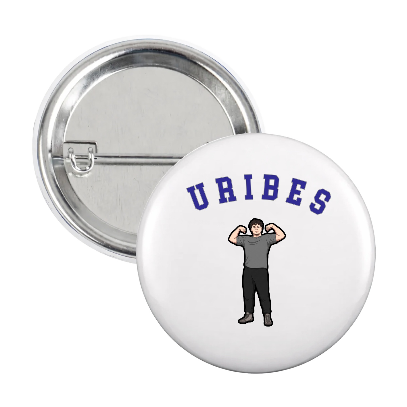 Game Day Button — Shirsey Arch in White