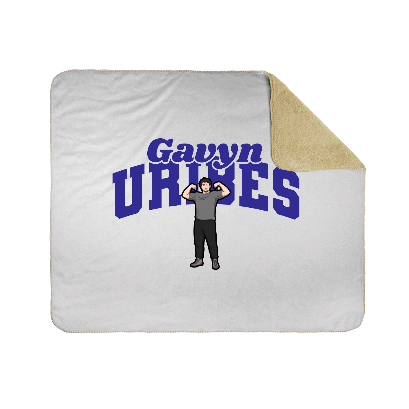 Throw Blanket — Signature Arch in White