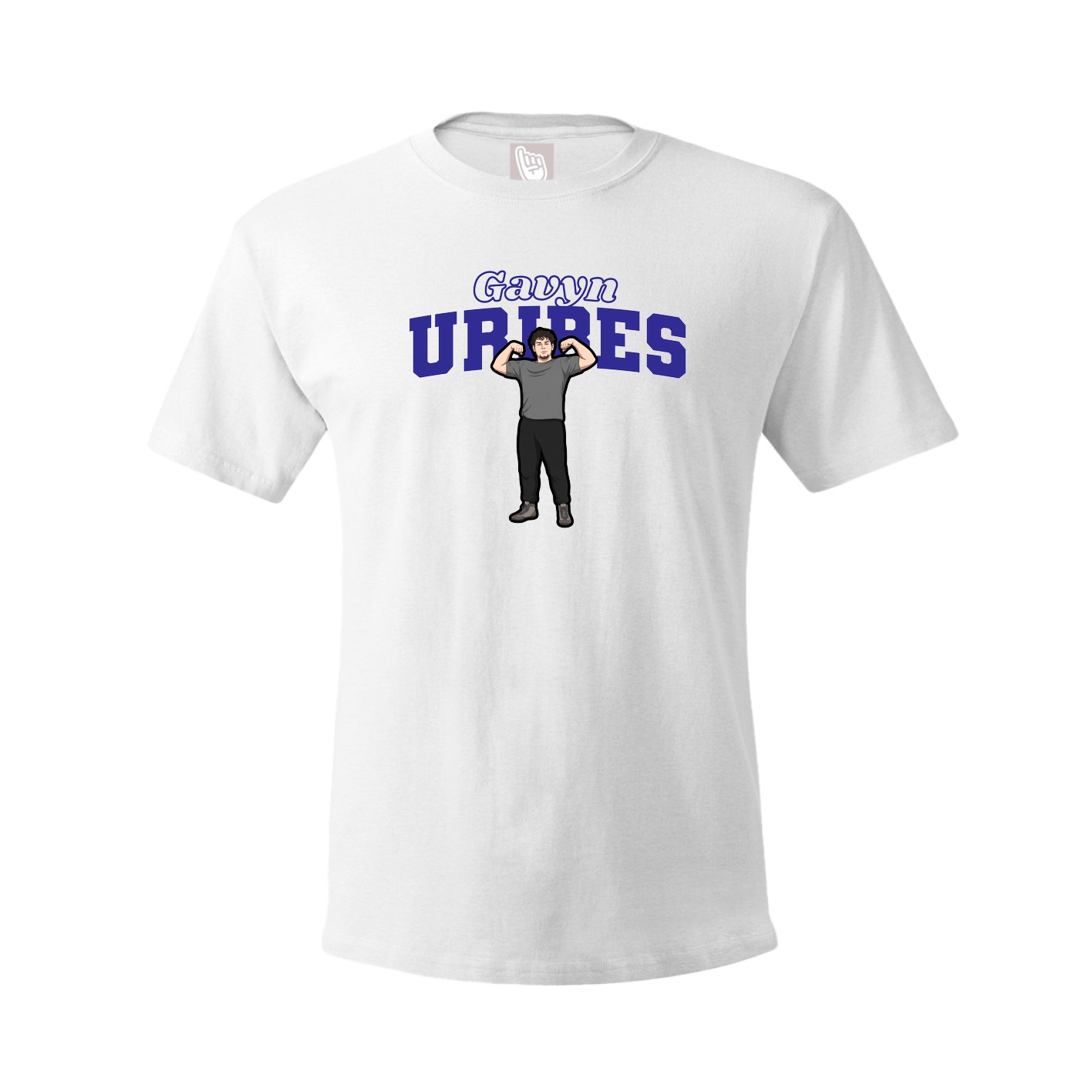 Tee — Name Arch in White