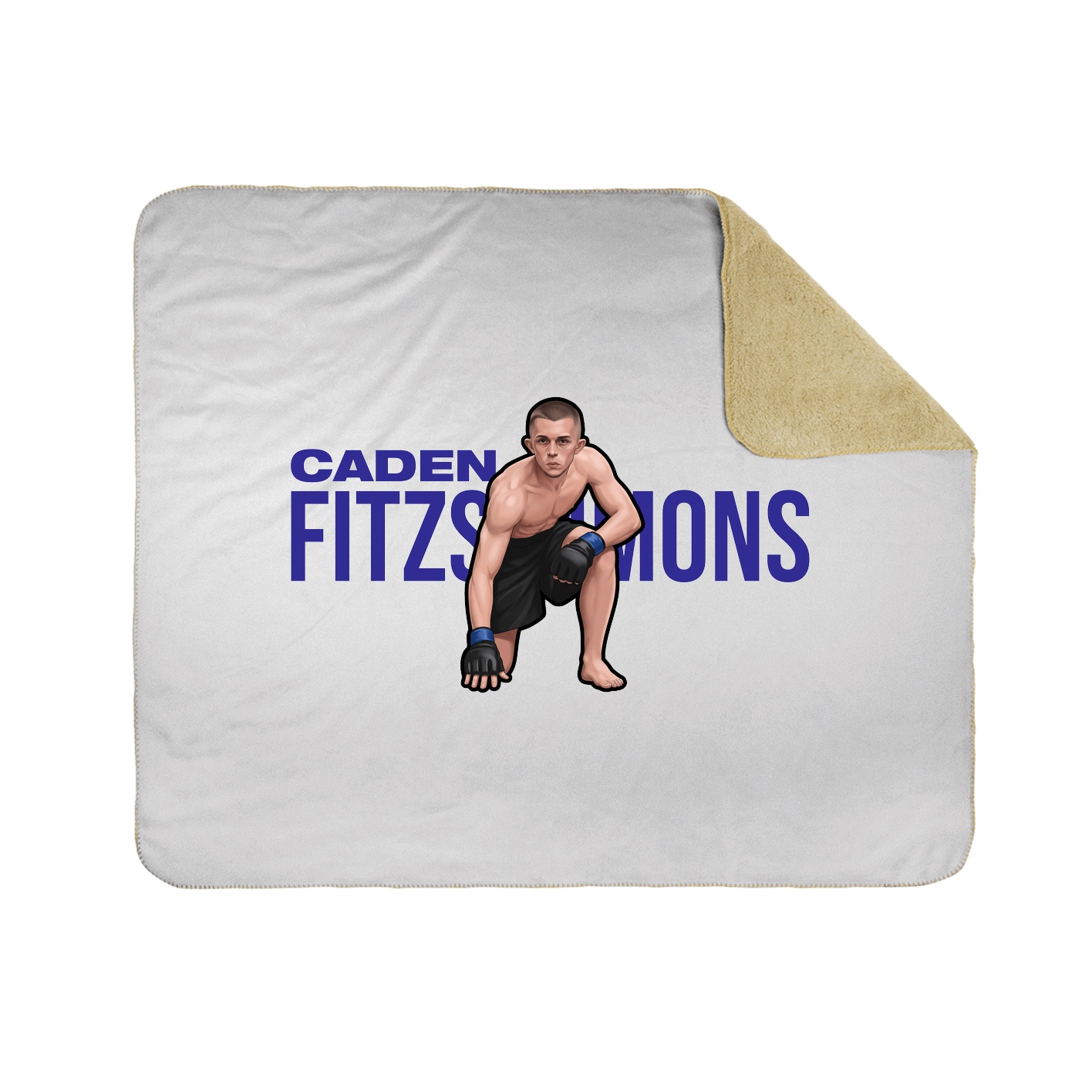 Throw Blanket — Player Name in White