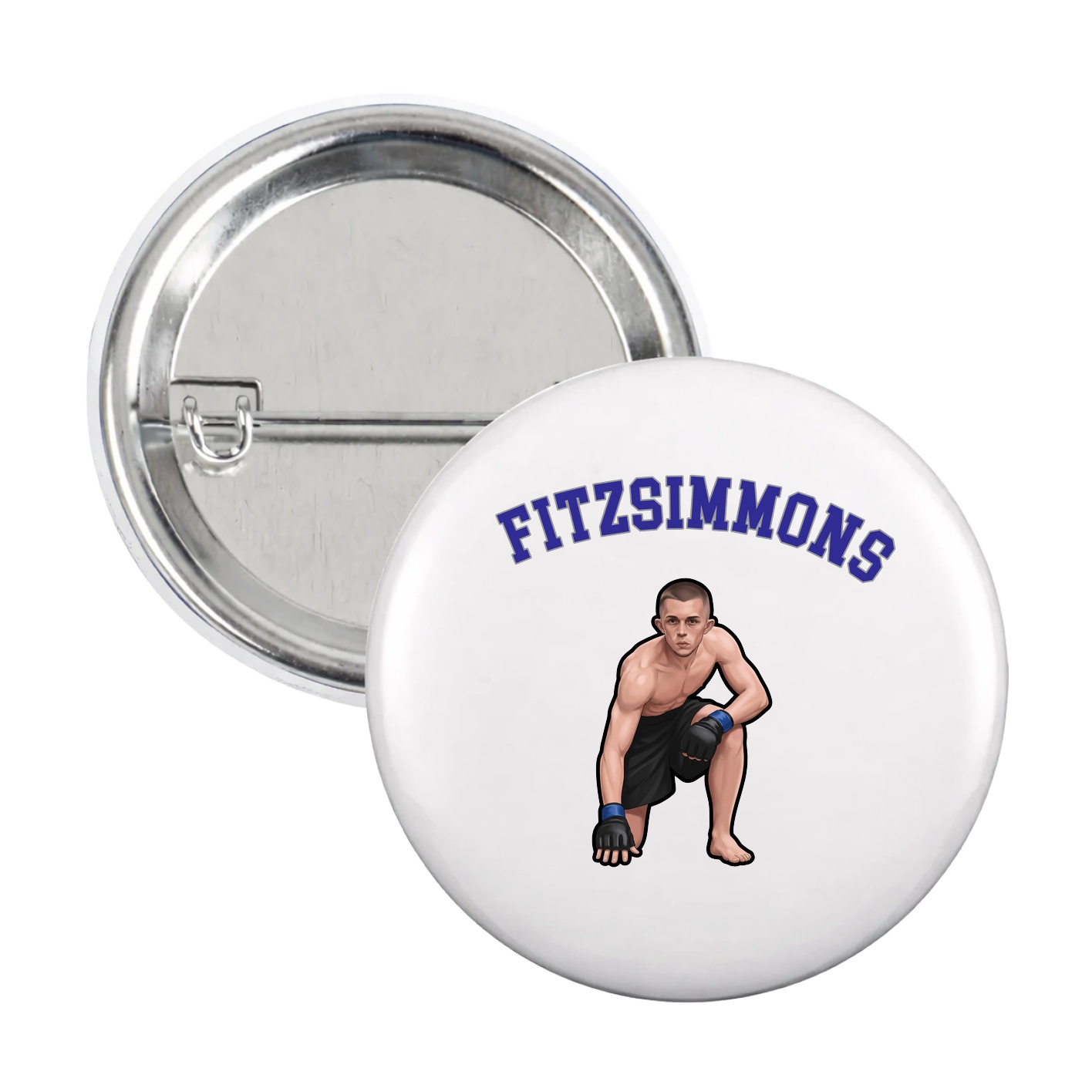 Game Day Button — Shirsey Arch in White