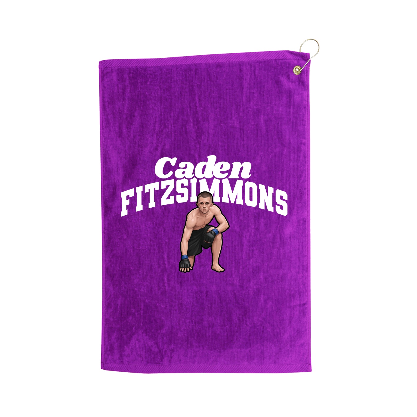 Golf Towel — Signature Arch in Purple