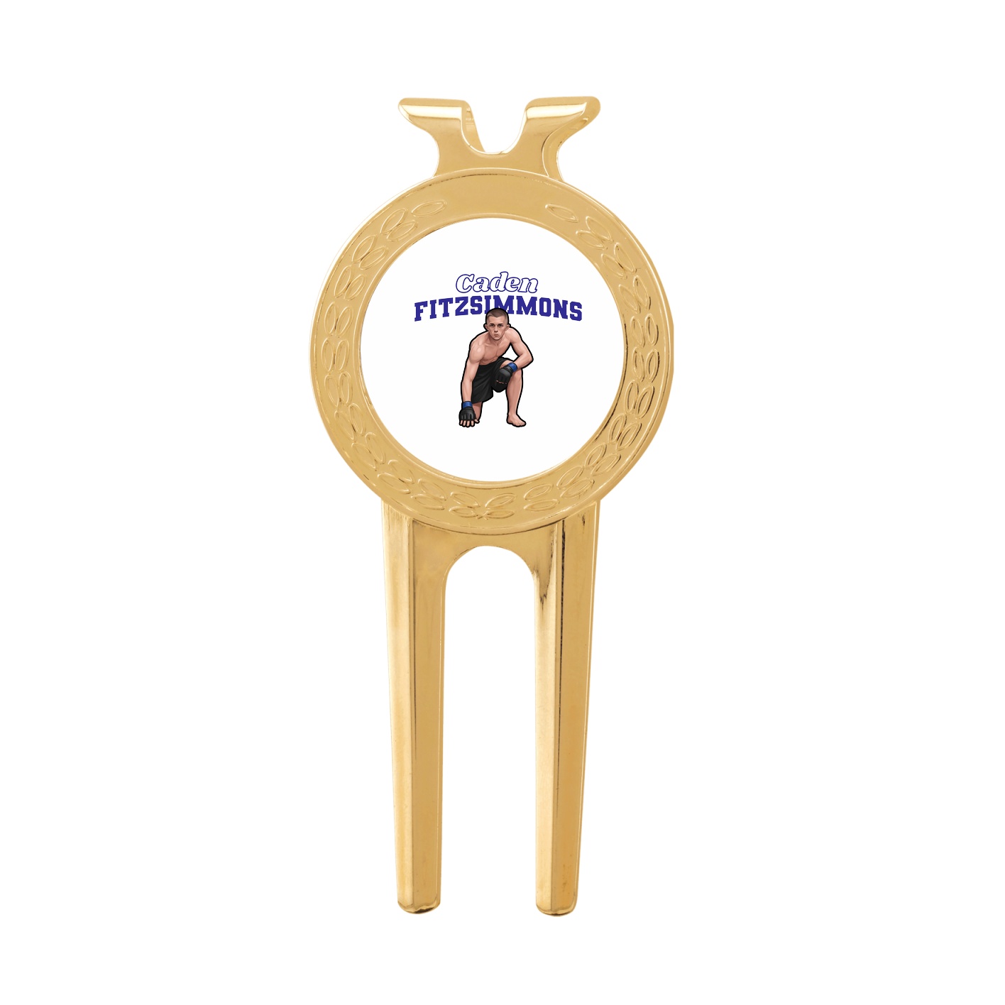 Divot Tool with Ball Marker — Name Arch in Classic