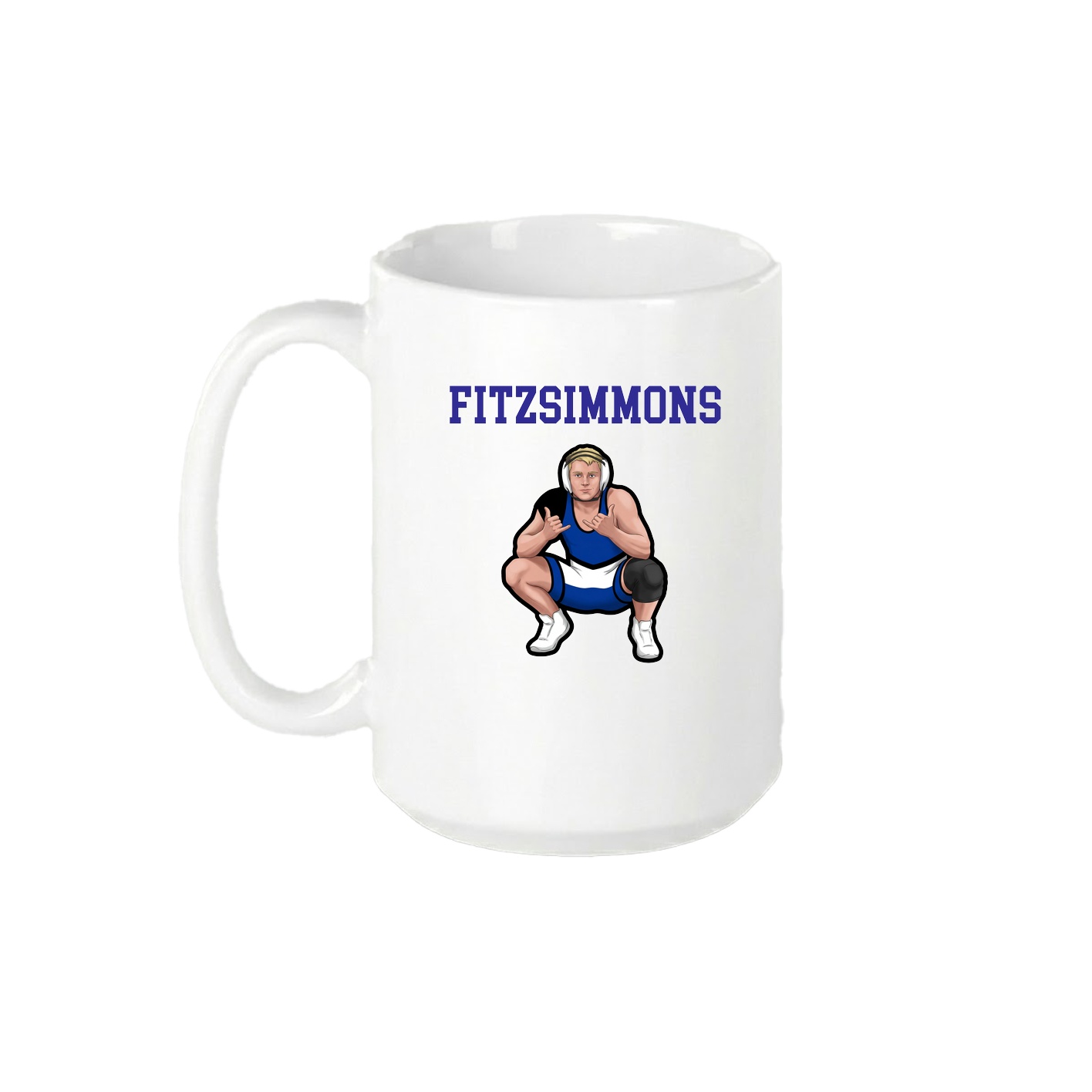 15oz Coffee Mug — Shirsey in White