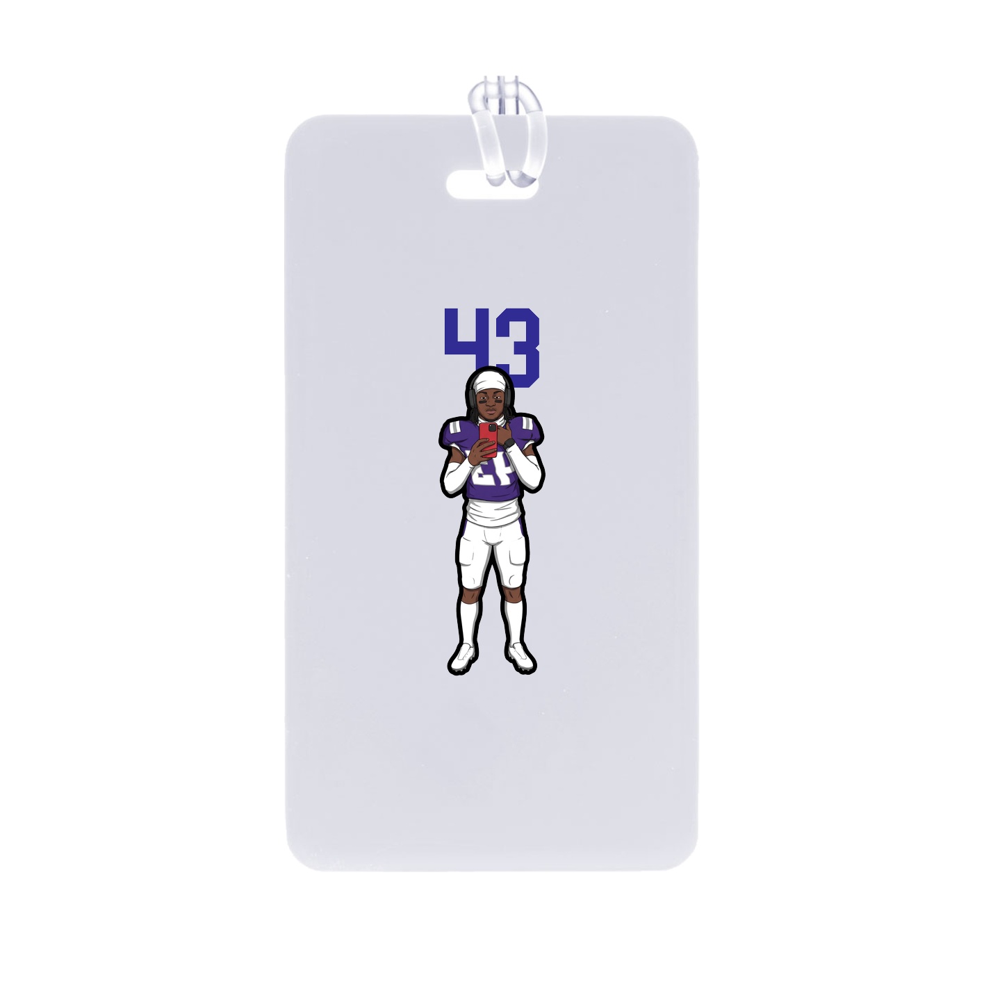 Bag Tag — Number Top in Classic