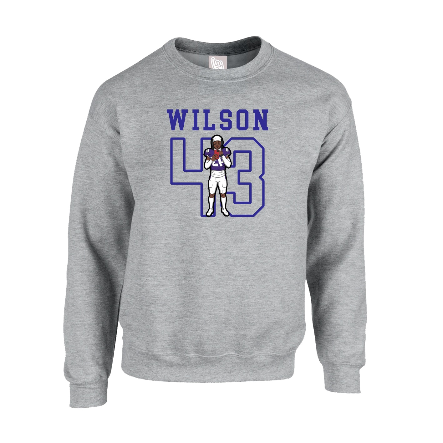 Fleece Crew — Shirsey in Grey