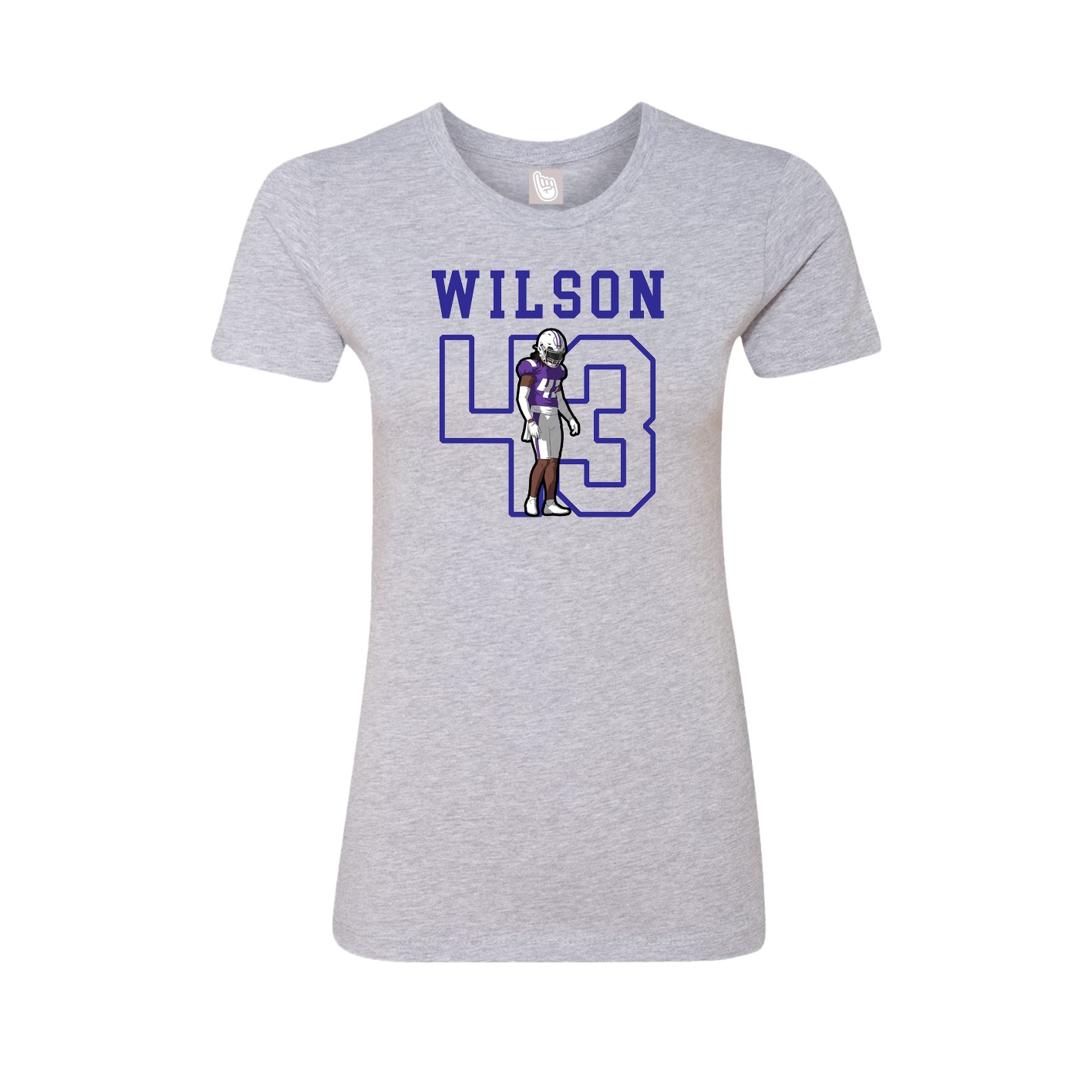 Fitted Women's Tee — Shirsey in Grey