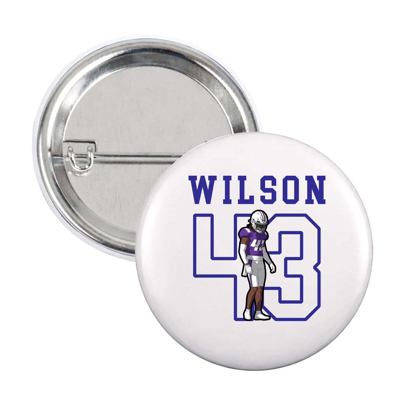Game Day Button — Shirsey in White